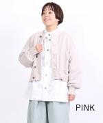 INDIGO 裏毛&ピグメントダイ　ブルゾン